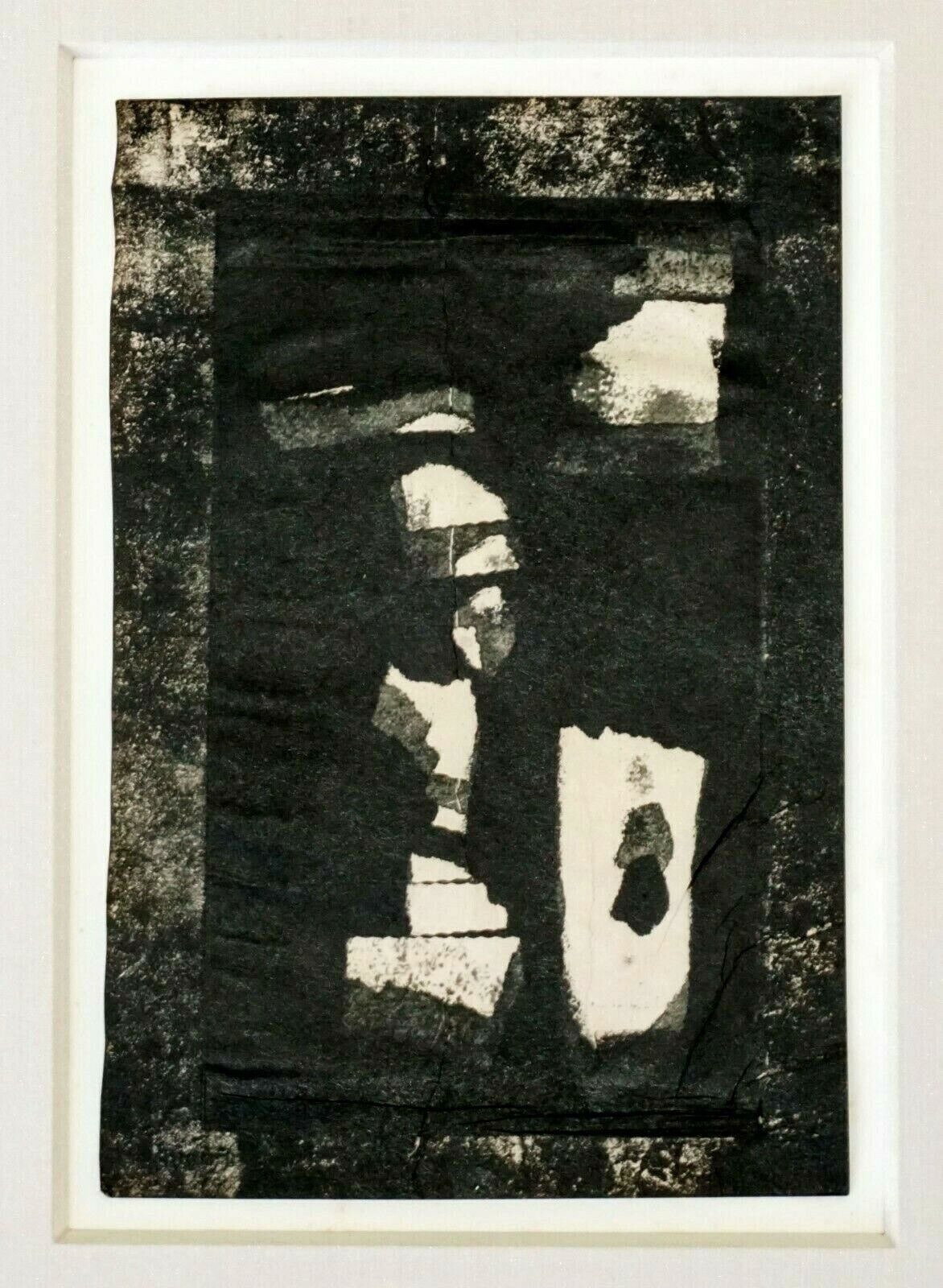 1970 New York Abstract Monotype Print by Norris Embry (1921-1981) (RuJ) NE89