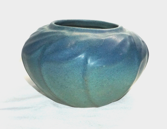 Circa 1920's Blue Turquoise Van Briggle Art Pottery Vase/Bowl Excellent (NeW)
