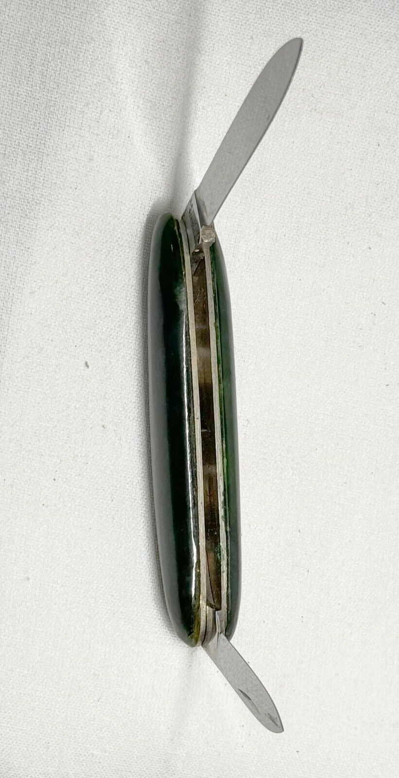 Vintage German Gump's J.A. Henckels Pocket Knife w Nephrite Jade Handles (MiM)