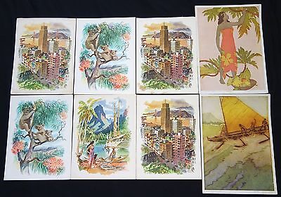 8x 1950s Matson & Royal Hawaiian Menu Covers by Kelly & Macouillard (Cra) Lot#2