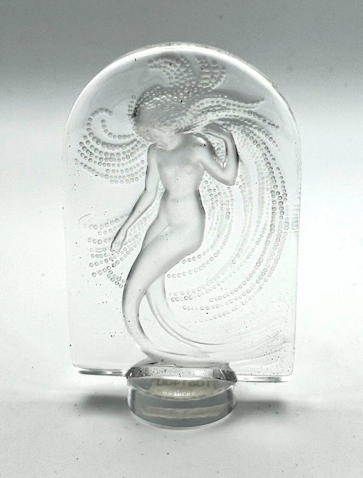 Vintage French Crystal Lalique Water Nymph Figurine 3.25" (InS)