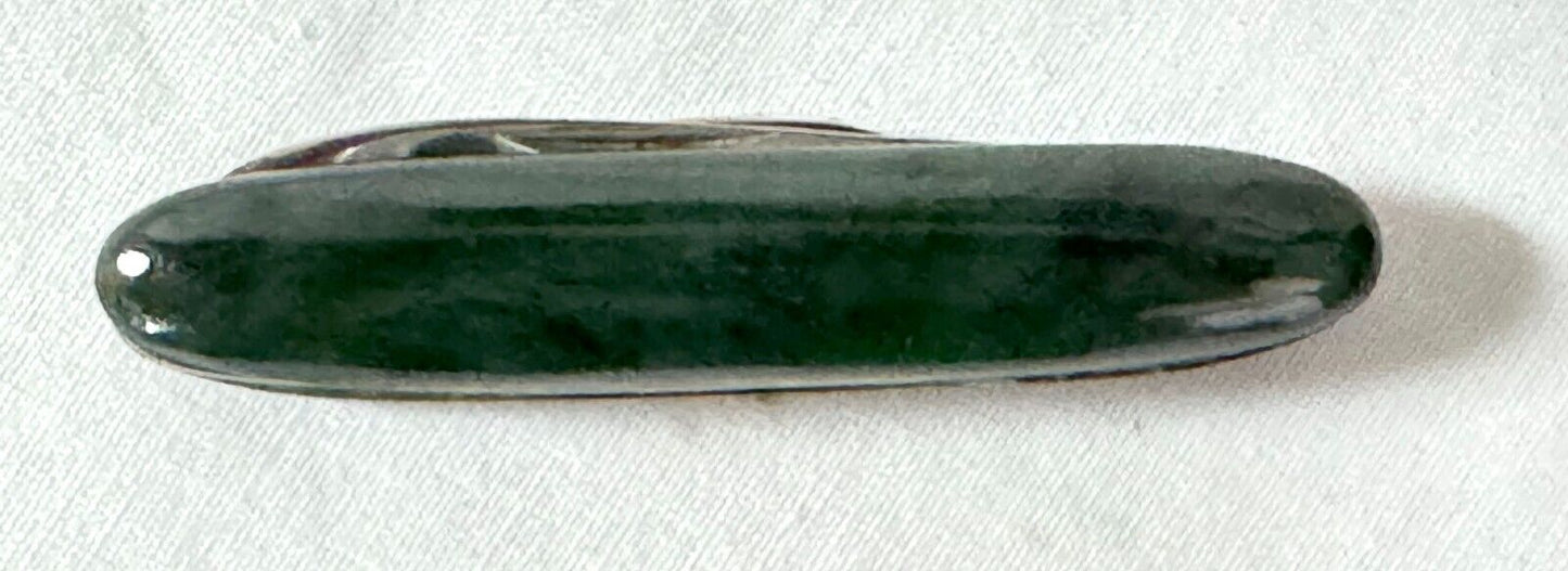 Vintage German Gump's J.A. Henckels Pocket Knife w Nephrite Jade Handles (MiM)