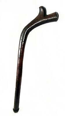 Antique Fijian Viti Wooden Carved War Club w. Kill Marks (Dil)