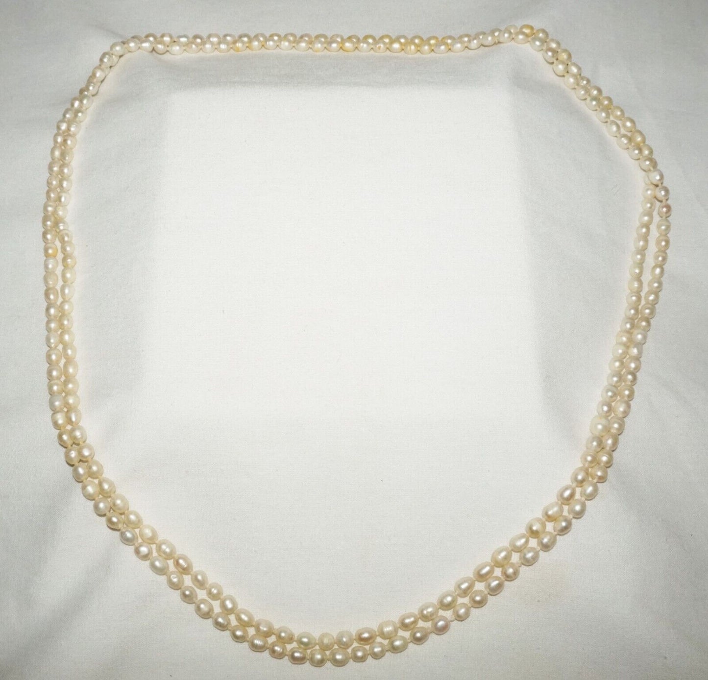 Vintage Baroque Pearl Necklace 62" no Clasp (FeD)#2