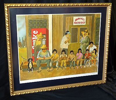 1980s French/Hawaii Color Litho 99/350 Da Hang's Pastry Shop by Guy Buffet (Hot)