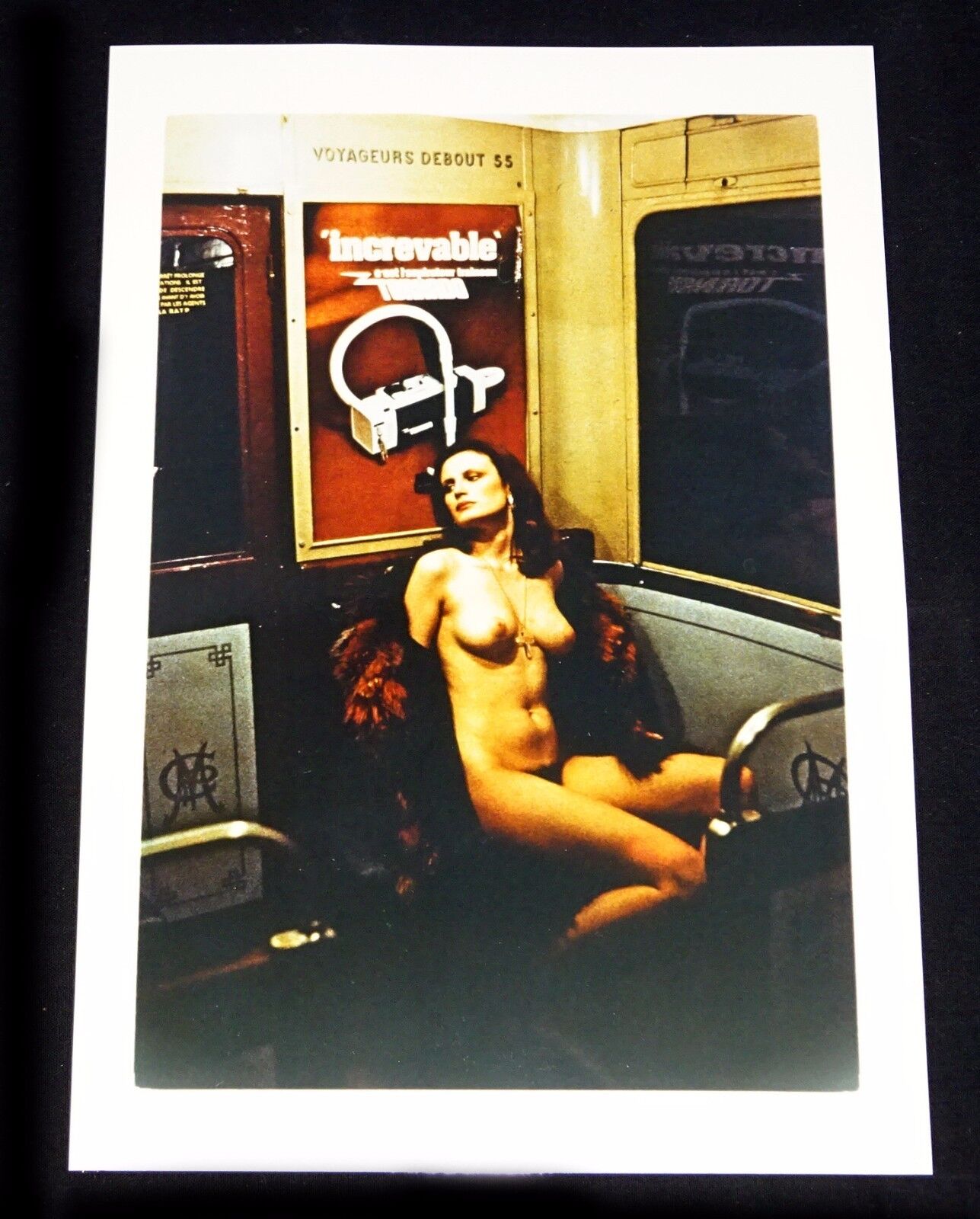 1974 US/French Color Photo "In the Metro for Oui" by Helmut Newton SYGMA (Yir)