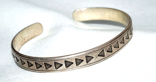 Vintage South Wester Sterling Silver Bracelet w. Arrow Motifs (LeS)L24