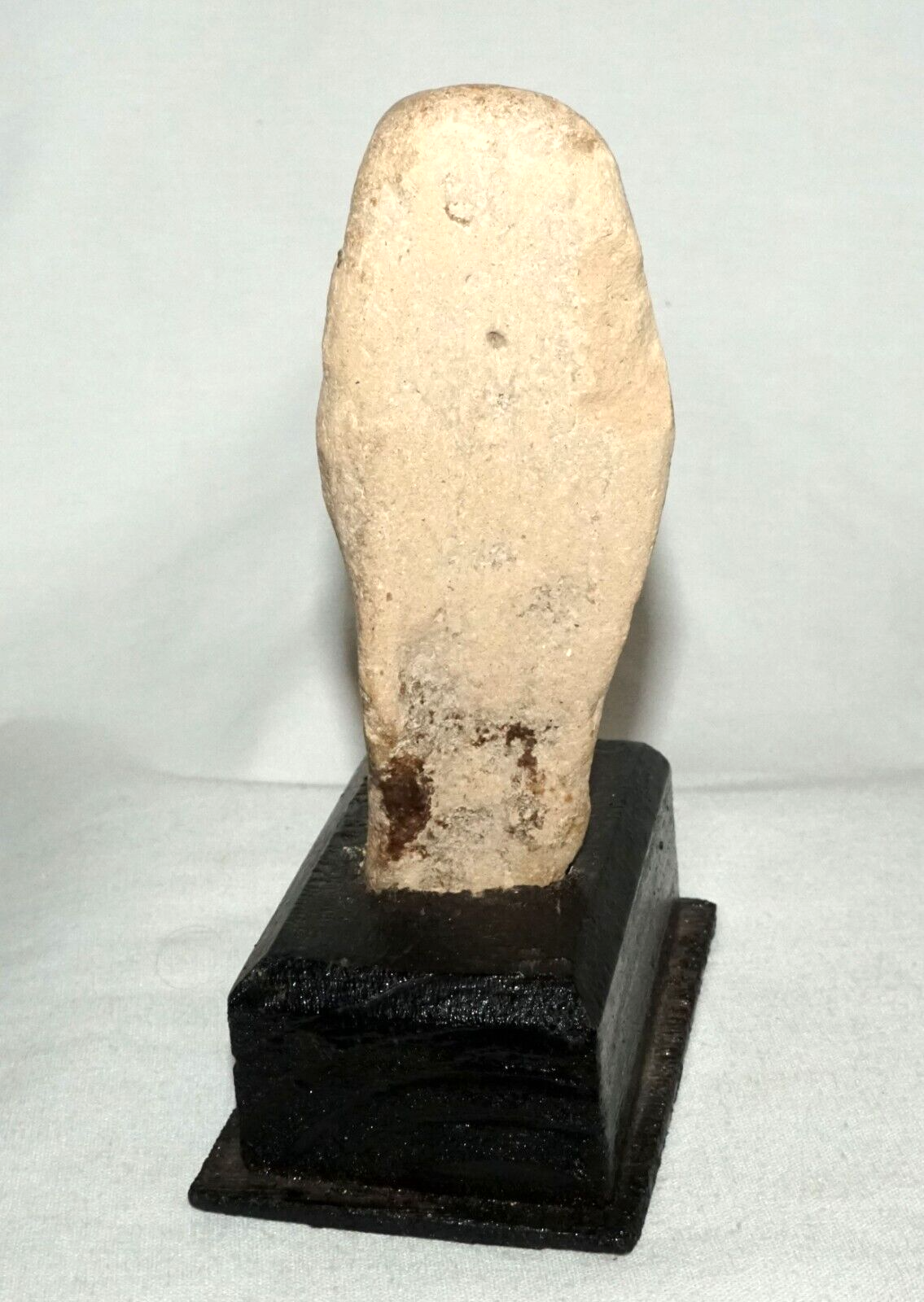 1000BC Egyptian Ushabti Clay Figure on Stand Luxor, Nile 20th Dynasty (RoT)