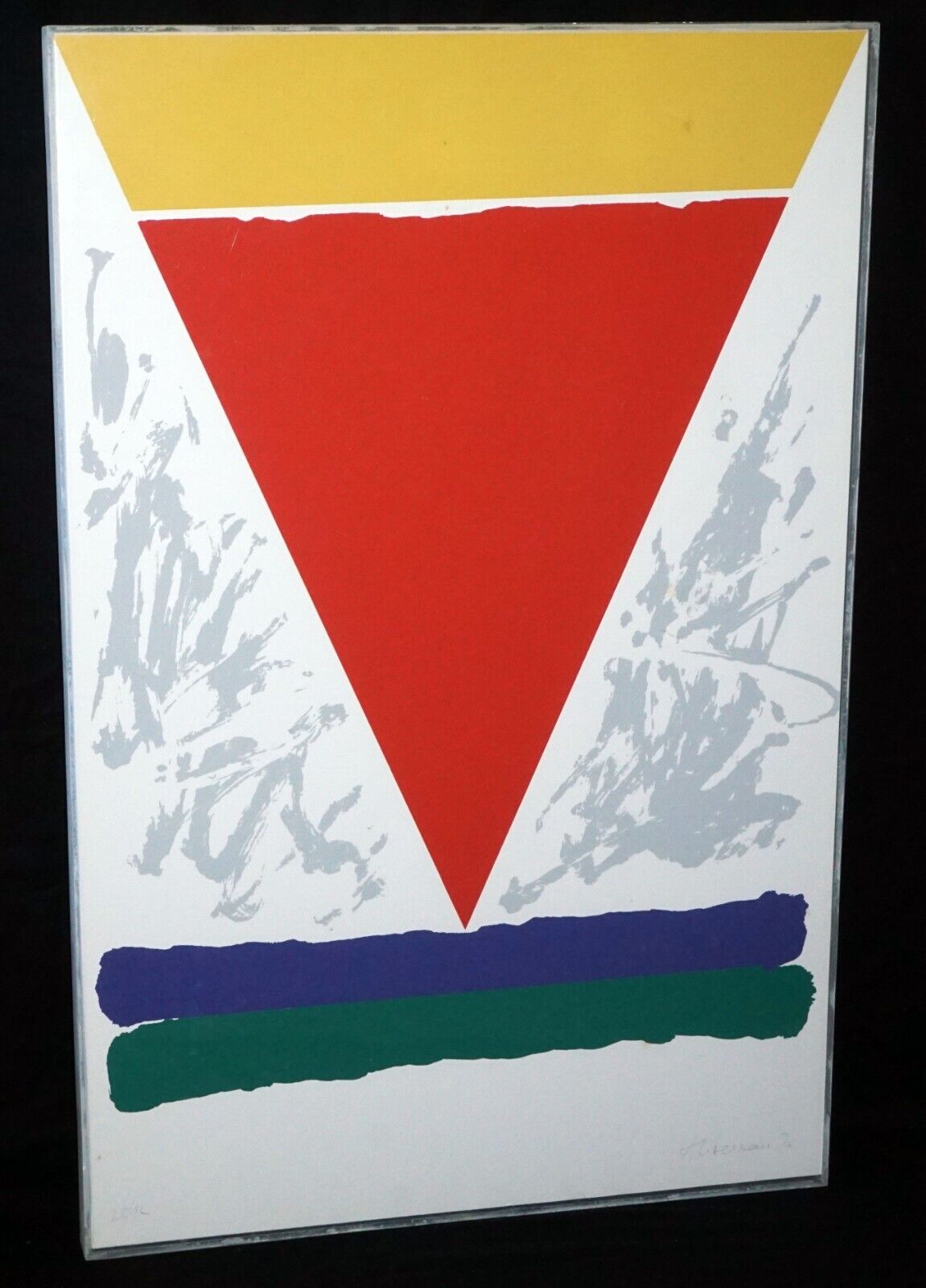 1970 US Framed Color Litho Print 28/92 by Alexander Liberman (1912-1999) (PaR)