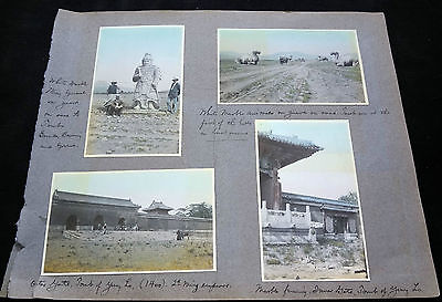 7x 1910 COLOR PHOTOGRAPHS CHINA MING TOMBS P269