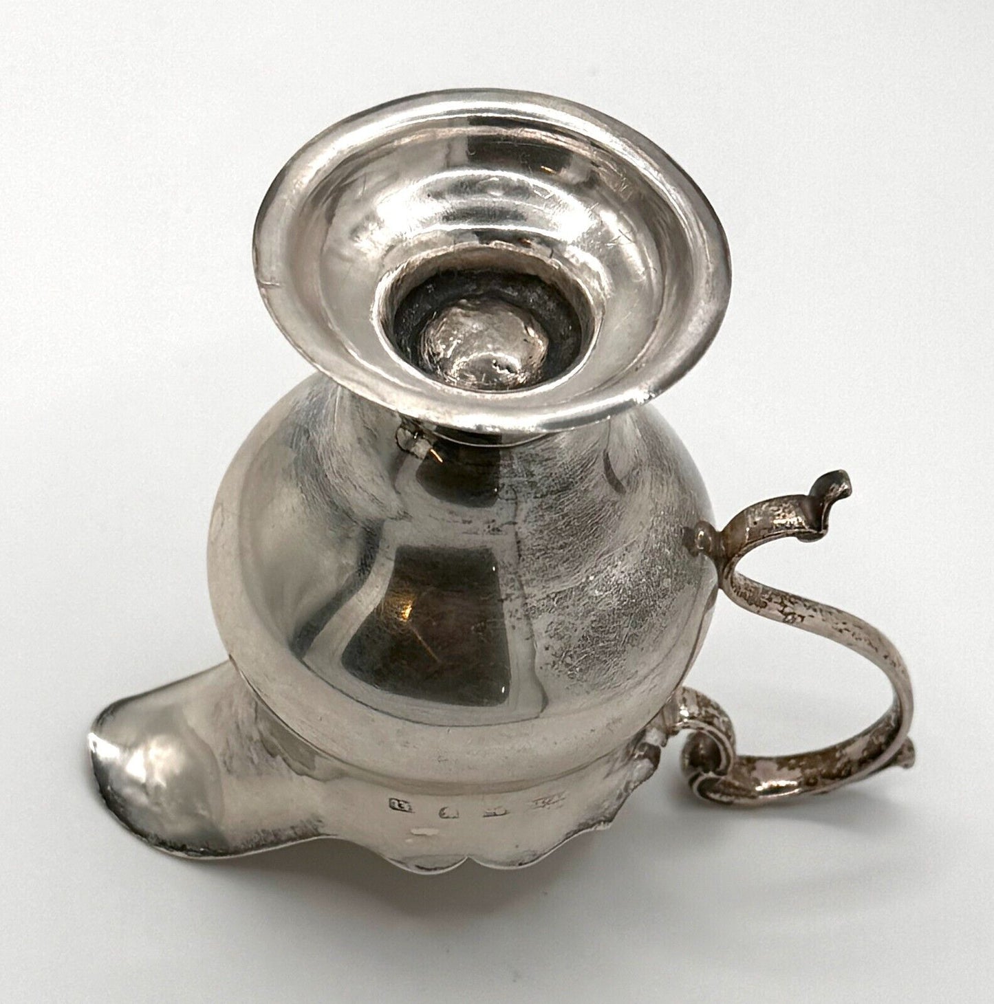 1767 UK London Sterling Silver Creamer by Walter Brind (WeP)