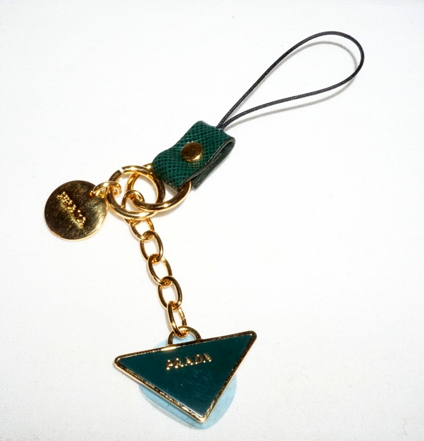 2008 Prada Cell Phone Charm 1AR652 Saffino Leather in Box w. Card (InS)