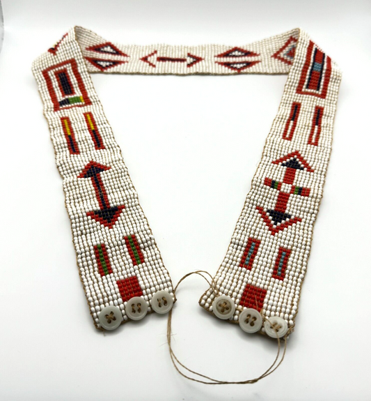 Vintage Circa 1973 Kenyan Maasai Glass Bead Belt (MiM)