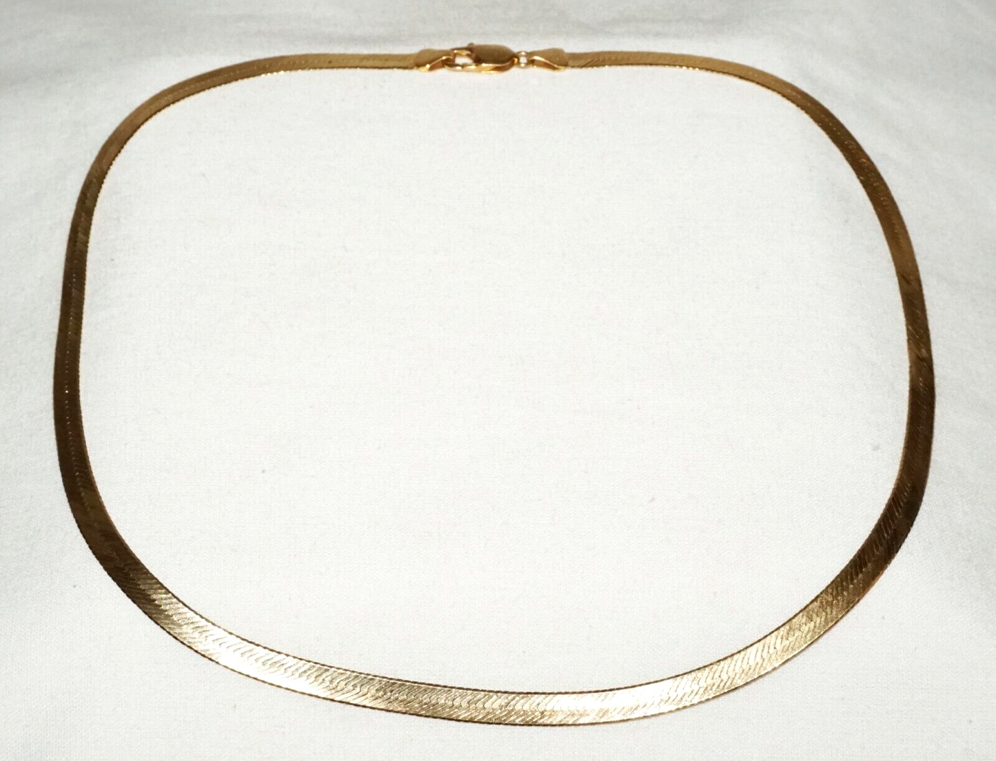 Vintage Italy 14k Yellow Gold 5mm wide Cable Necklace 20" (WyJ)