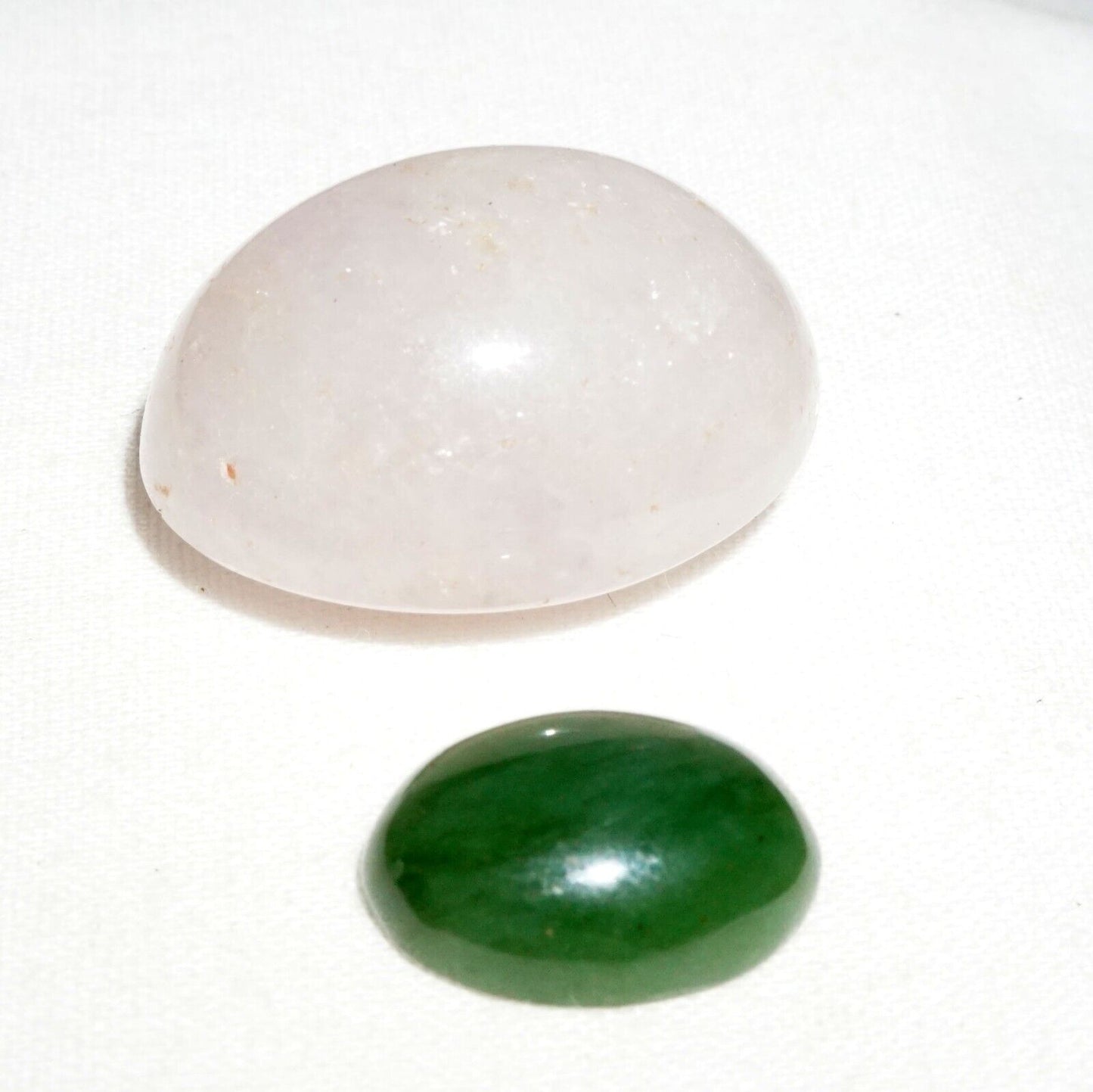 5Pc Vintage Chinese Jadeite & Nephrite Jade Mixed Lot Ornaments Cabochons (***)