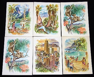 6x 1959 Hawaii Matson Shipping Line Menu Covers by L. Macouillard (Cra) Lot#3