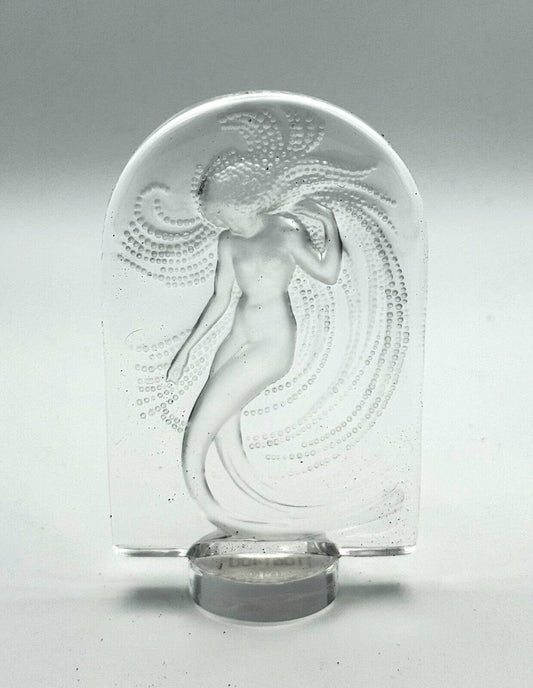 Vintage French Crystal Lalique Water Nymph Figurine 3.25" (InS)