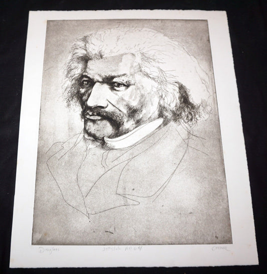 1964 California 2nd State Print "Douglass" by Thomas Cornell (1937-2012)(Mod)