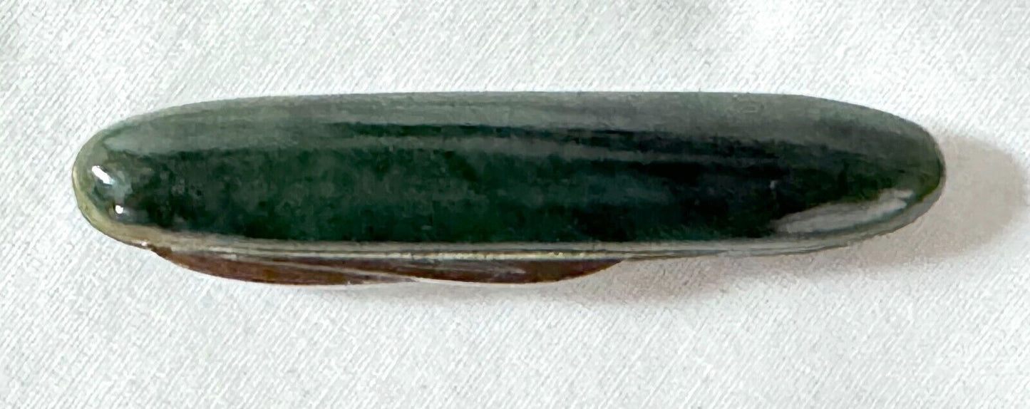 Vintage German Gump's J.A. Henckels Pocket Knife w Nephrite Jade Handles (MiM)