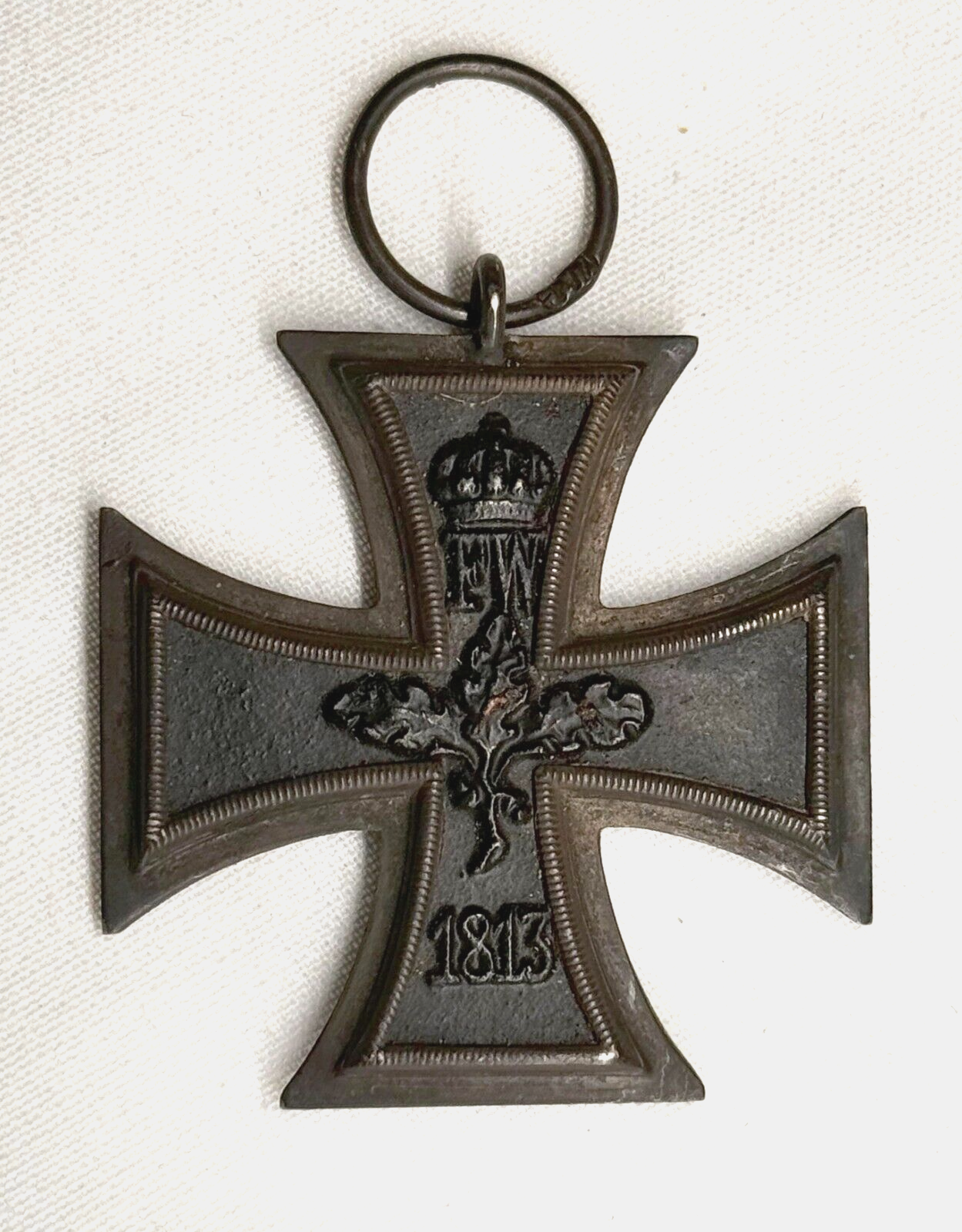 1914 German WW1 Iron Cross 2nd Class Military Metal -Maker KAG (FeP)