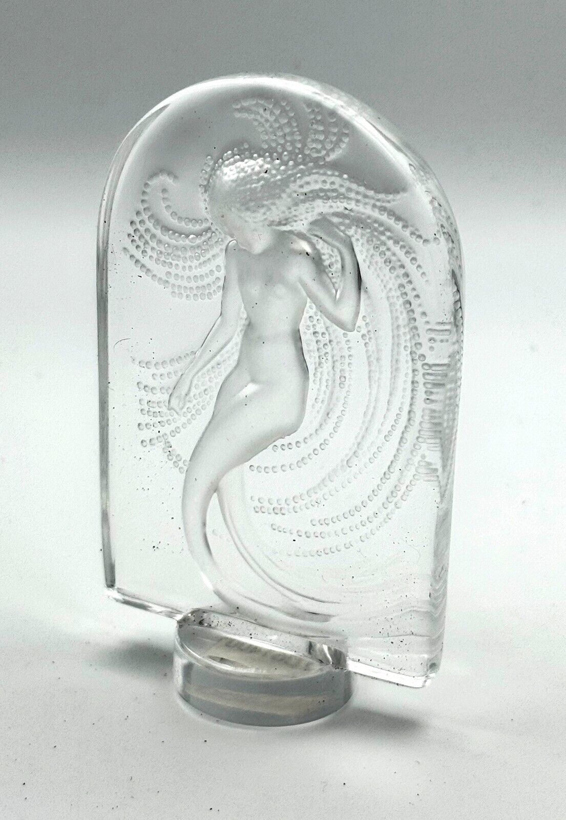 Vintage French Crystal Lalique Water Nymph Figurine 3.25" (InS)