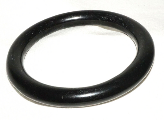 Vintage Chinese Black Coral Bangle Bracelet (LeS)L25