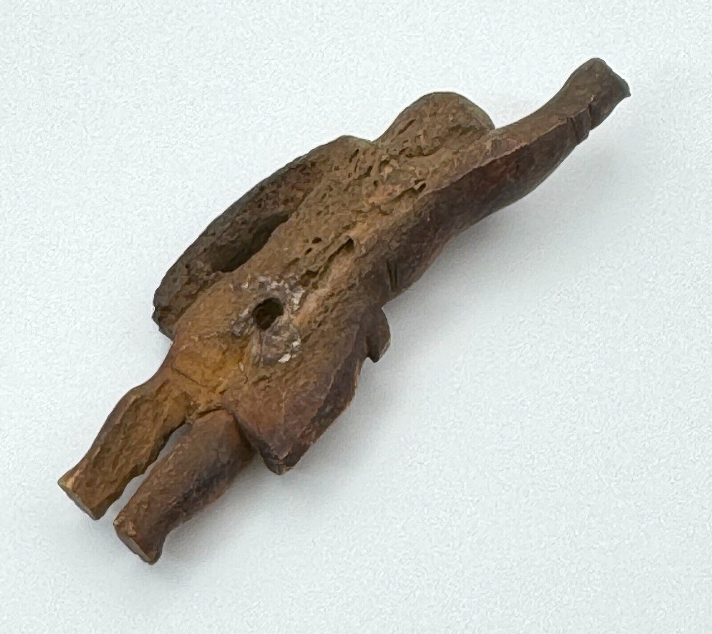 Antique Indo-Portuguese Bovine Bone Goa Jesus Carving (MiM)