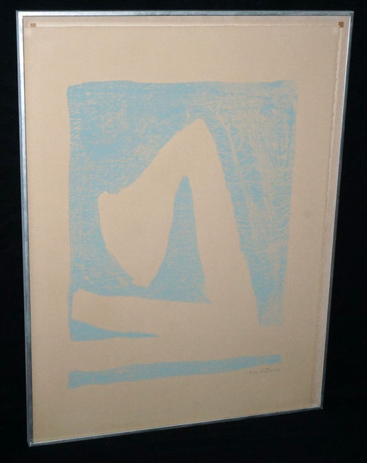 1965 US Litho Print 4/100 Summertime In Italy w Blue by Robert Motherwell (PaR)