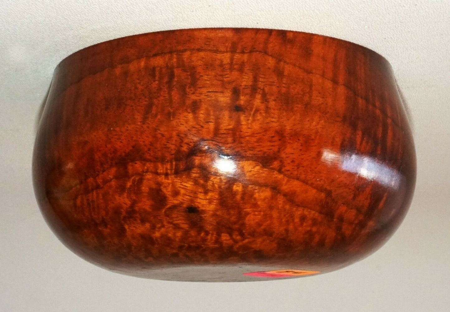 Vintage Hawaii Small Calabash Curly Koa Wood Bowl - Fine Specimen (GoD)